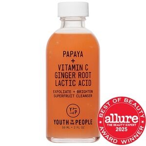 Youth To The People Papaya Vitamin C Lactic Acid Cleanser - Travel Size